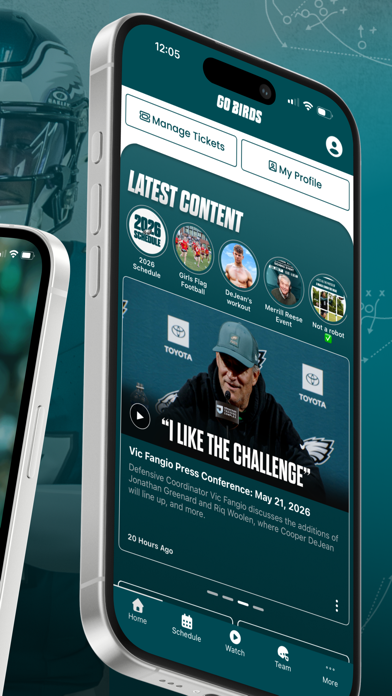 Philadelphia Eagles App Store screenshot 2