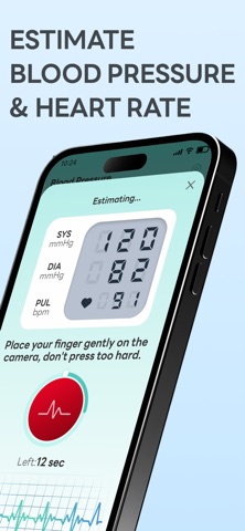 Finger Blood Pressure: BP Mate App Store screenshot 2