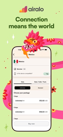 Airalo: eSIM for travel & data App Store screenshot 1