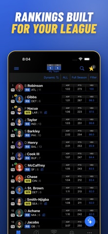 Fantasy Football Cheatsheet App Store screenshot 2
