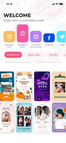 Graphic Design & Logo Creator. App Store screenshot 1