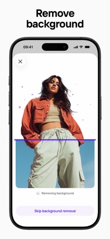 Photoroom: AI Photo Editor App Store screenshot 2