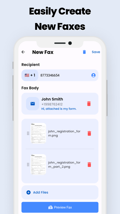 FaxFlow - Send Fax from iPhone App Store screenshot 2