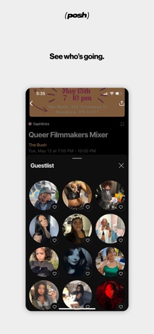 Posh – Create & Find Events App Store screenshot 2