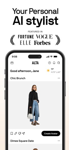 Alta Daily: Digital AI Closet App Store screenshot 1