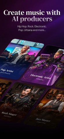 Napster - AI Music & Experts App Store screenshot 1