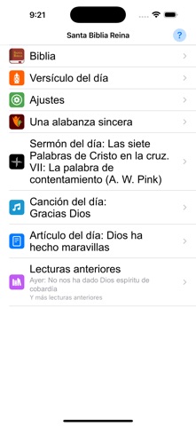Santa Biblia Reina App Store screenshot 1