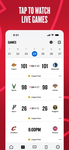 NBA: Live Games & Scores App Store screenshot 2