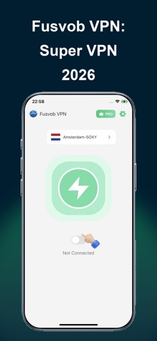 Fusvob VPN : Super VPN 2026 App Store screenshot 1