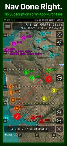 MilGPS App Store screenshot 1