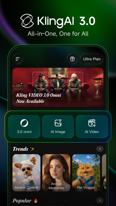 Kling AI: AI Image&Video Maker App Store screenshot 1
