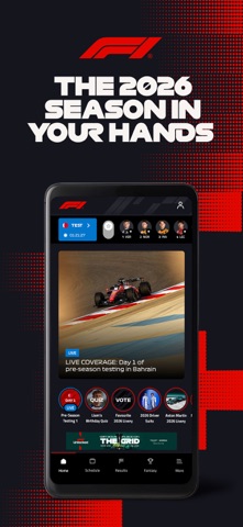 Formula 1® App Store screenshot 1