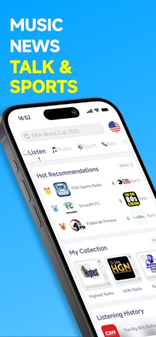 Radio App - FM Radio Stations App Store screenshot 1
