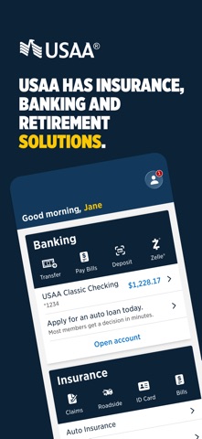 USAA Mobile App Store screenshot 1