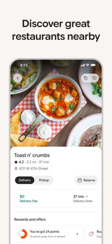 Toast - Local Restaurants App Store screenshot 2