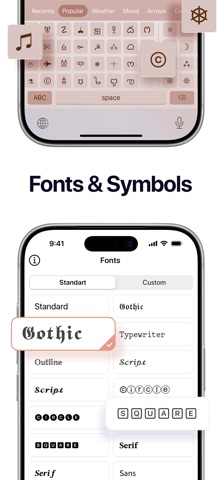 Fonts Art: Cool Keyboard Maker App Store screenshot 2