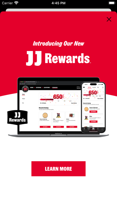 Jimmy John’s Sandwiches App Store screenshot 2