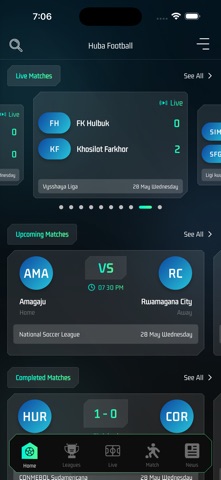 Huba Football App Store screenshot 1