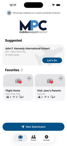 Mobile Passport Control App Store screenshot 1