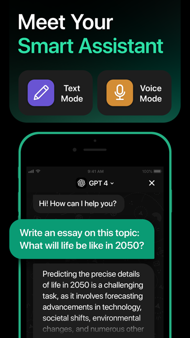 AI ChatBot Assistant: AskEasy App Store screenshot 2