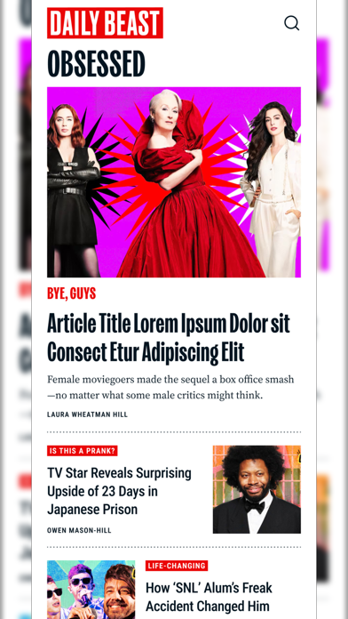 Daily Beast App Store screenshot 1