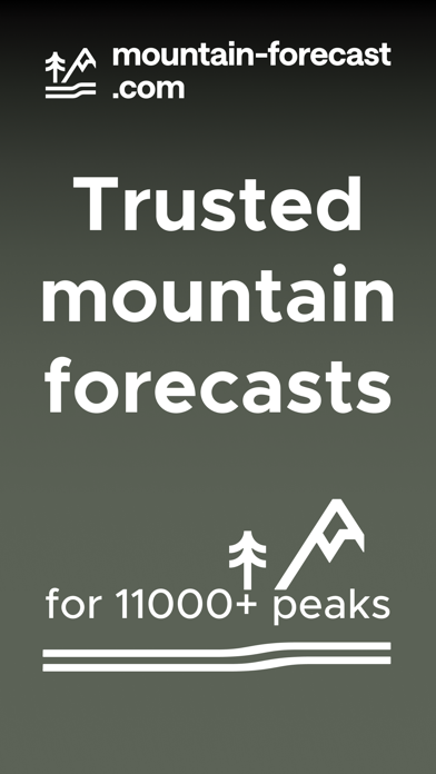 Mountain-Forecast.com App Store screenshot 1