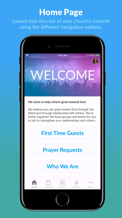 Church Center App App Store screenshot 1