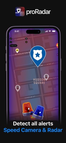 proRadar・Radar & Speed Cameras App Store screenshot 1