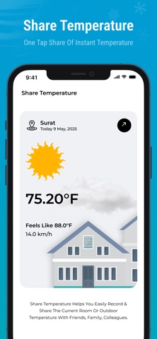 Indoor Thermometer App Store screenshot 2