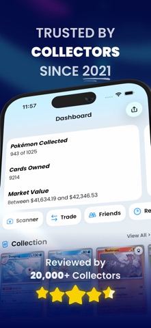 Dex - for TCG Collectors App Store screenshot 1