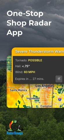 RadarOmega: Doppler Radar App App Store screenshot 1