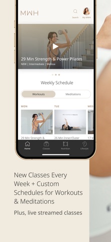 MWH: Pilates Strength Sculpt App Store screenshot 2
