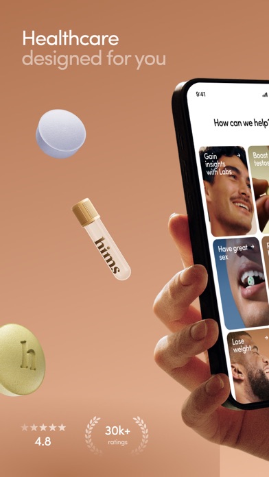 Hims: Telehealth for Men App Store screenshot 1