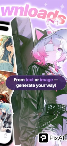 PixAI - AI Anime Art Generator App Store screenshot 2