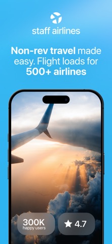 Staff Airlines: Non-Rev Travel App Store screenshot 1
