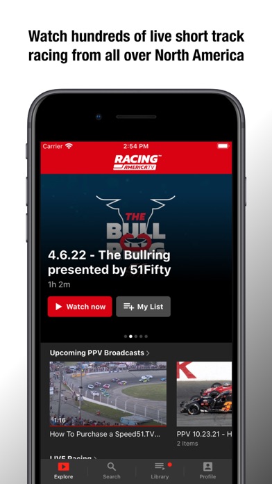 RacingAmerica.tv App Store screenshot 2
