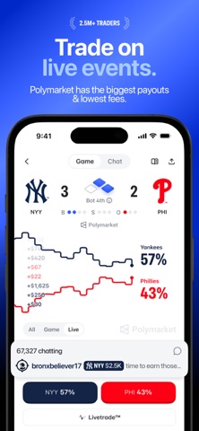 Polymarket App Store screenshot 1