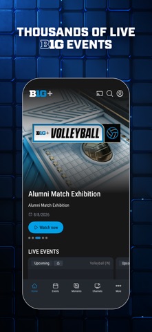 B1G+: Watch College Sports App Store screenshot 1