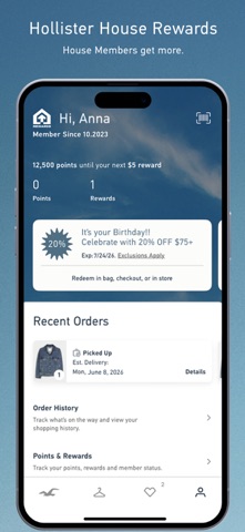 Hollister Co. App Store screenshot 2