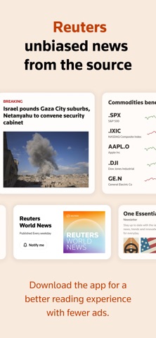 Reuters - Breaking World News App Store screenshot 1