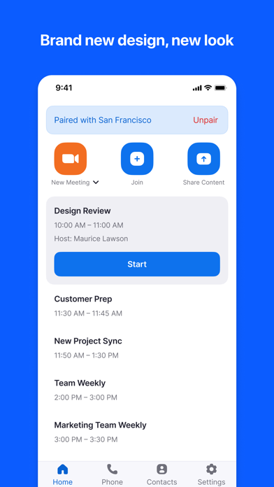 Zoom Rooms App Store screenshot 1