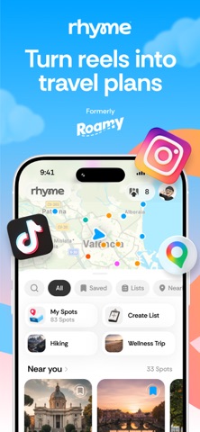 Rhyme (formerly Roamy) App Store screenshot 1