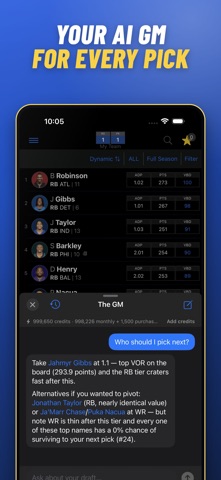 Fantasy Football Cheatsheet App Store screenshot 1