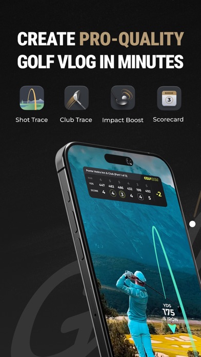 GolfCam: Golf Video Editor App Store screenshot 1