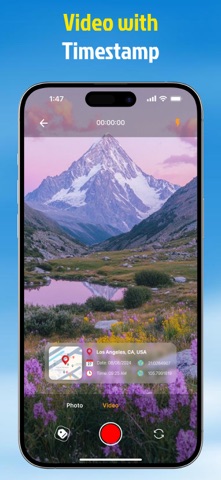 Mapvia: Auto Timestamp GPS Cam App Store screenshot 2