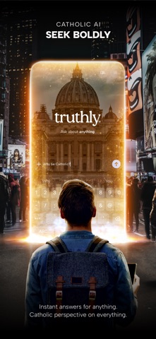 Truthly: Catholic AI App Store screenshot 1