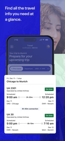 United Airlines App Store screenshot 1