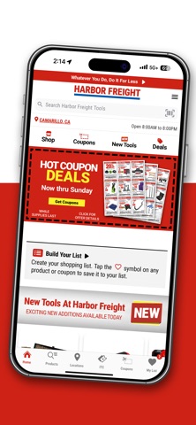Harbor Freight Tools App Store screenshot 1