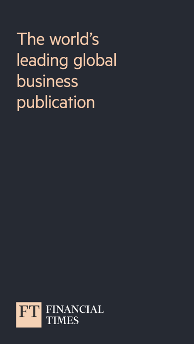 Financial Times: Business News App Store screenshot 1