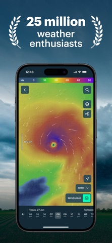 Windy.app — Wind, Tides, Radar App Store screenshot 1